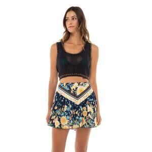 Agua Bendita Violet Jardim Skirt